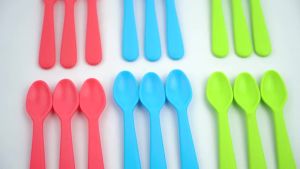 18Pcs Kids Forks and Spoons Set Food Grade PP Toddler Utensils Colorful Kids Silverware Set Reusable Portable Kids Utensils Set