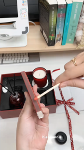 Set quà tặng nến thơm Lucky Happy thơm phòng kèm túi quà sinh nhật người yêu kèm thiệp tinh tế