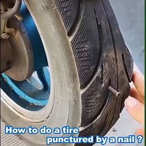 10pcs Pembaikan Tayar Vakum Kuku Getah Pembaikan Tayar Set Kit Kuku untuk Kereta Motosikal Tubeless Tubeless Tire Puncture Pembaikan Kuku Aksesori Alat
