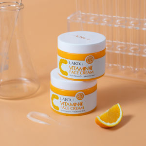 Laikou | LAIKOU Vitamin C Face Cream 50g Even Skin Tone Smooth Fine Lines Hydrating Brightening Facial Moisturizer