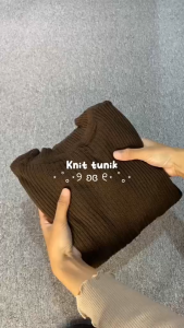 Jasmin Tunik Knit - Atasan Wanita Hijab Rajut Premium