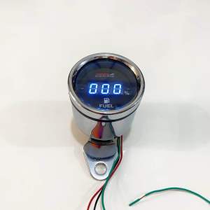 FUEL METER AMPERE BENSIN PENGUKUR MINYAK DIGITAL JARUM LED UNIVERSAL MOTOR