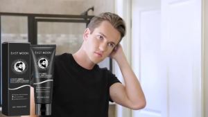 East Moon | Men Hair Styling Cream Long-Lasting Straighten Strong Holding Fluffy Non Greasy Reducing Frizz Finishing Fixed Hair Wax Lotion