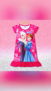 MONKEY KING Girls Skirt Children Kids Long Dress Cartoon Palda ng mga Babae QGA004