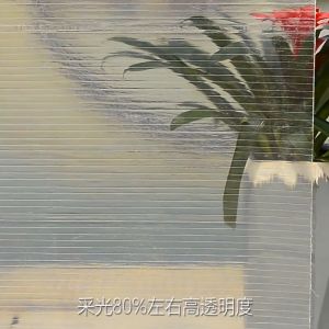 PRIZMIC & BRILL (1.2mm Thick)Sunlight Board transparent daylighting board Transparent Canopy Resistance Board FRP Roof Lighting Tile Outdoor Greenhouse Carport Balcony Sun Room