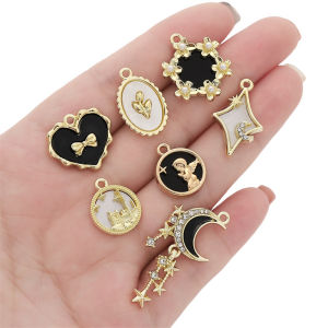 1PC Alloy Unique Charms Pendant DIY Handmade Jewelry Making Bracelet Necklace Ear Accessories Charms
