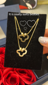 Viv Bea Womens Fashion Titanium Cloud Pendant Necklace with Stainless Steel Chain for Collarbone - Birthday Valentines Day Gift with With Box Holiday Gifts