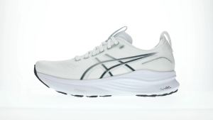 ASICS Men GEL-KAYANO 32 Running Shoes in White/Pure Silver