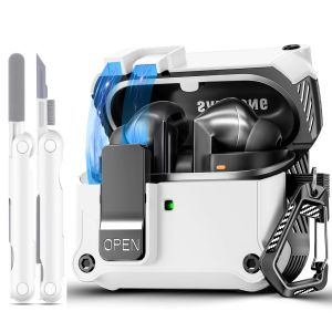 สําหรับ Samsung Galaxy Buds 3 Pro Case ใหม่ล็อครักษาความปลอดภัยพร้อมชุดทําความสะอาดพวงกุญแจกันกระแทกสําหรับ Galaxy Buds 3 Pro