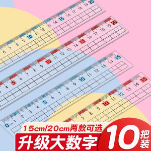 Large Number Soft Ruler Set for Primary And Middle School Students Geometry Drawing Transparent High Aesthetic Value