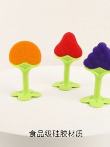 KAIHUA Teether Bayi Bentuk Buah Mainan Gigitan Bayi Bahan Silikon BPA Free SS238