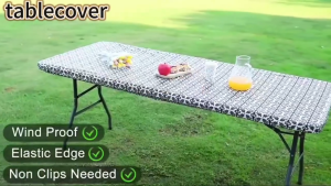 Rectangular tablecloth waterproof table cover table washable reusable outdoor picnic tablecloth