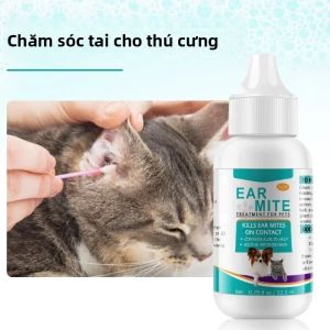 Dầu Trị Ve Tai Cho Chó Và Mèo Dung Dịch Vệ Sinh Ống Tai - Giải Pháp Hiệu Quả Cho Sức Khỏe Tai Thú Cưng