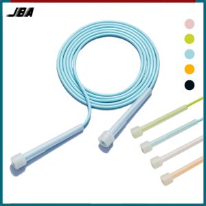 JBA Jumping Rope Non Knot Ultralight 2.8M Adjustable Colorful Tali Skipping Rope For Workout 跳绳