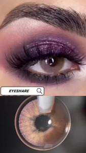 FUNSACHY New AVELA Contact Lenses Natural Brown Eye Makeup Contacts Grey Color Lens Korean Softlens Yearly Cosmetics for Women