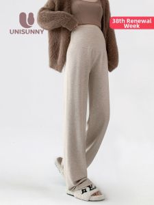 unisunny | Maternity Comfortable Tummy Support Wide-leg Pants