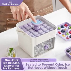 GUOQI | Easy-Release Large Capacity Ice Tray