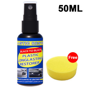 Car Plastic Restorer Back To Black Gloss Plastic Renovator Longlasting Coating Leather Restore Auto Polish Cleaning Products