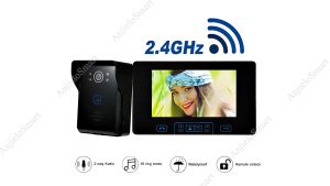 Anjielosmart7 inch touch screen wireless wifi video intercom doorbell night vision rainproof camera home security system for apartments and villas