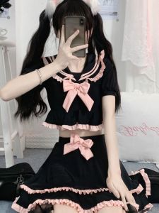 Womens Bikini Swimsuit Pure Desire Style Student High Waist Slimming Small Size Beach V-Neck Polyester Fabric with Chest Pad