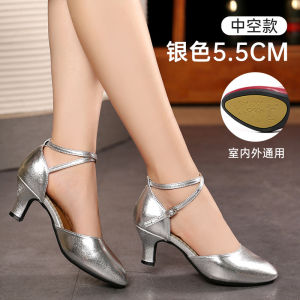 Women Shoes Heel For Dance Shoes For Girls Ladies Ballroom Latin Modern Dancing Shoes Salsa Tango Practice Shoes Genuine Leather