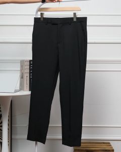 DC24PT-011Q QT011 Quần Tây Khaki Nam DOCAS Màu Đen Vải Cotton Phom Slim Crop