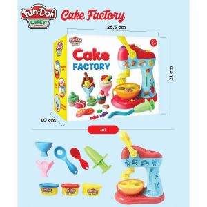 Mainan Play Doh Cake Factory Chef Creations By Fun Doh 28149 KP