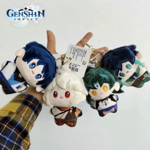 Genshin Impact Cotton Doll 10cm Xiao Venti Plush Pendant Anime Game Peripheral Birthday Gift