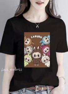 KAOS ATASAN LABUBU/TERBARU/COTTON COMBED WANITA