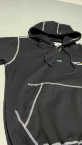 Vitlexs Jaket hoodie cowok bahan tebal Hoodie pria distro aesthetic warna Hitam Sweater hodie distro