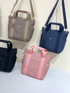 พร้อมส่ง กระเป๋าสะพายข้าง/ถือ สะพายไหล่ ผู้หญิง แฟชั่น anello แบบใหม่ 967 ช่องเยอะปรับสายได้ ใส่ได้ทุกสไตล์