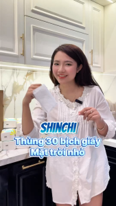 [COMBO] Giấy ăn rút Shin Chi thùng 30 gói/16 gói/46 gói 4 lớp cao cấp tiện lợi dày dặn mềm mịn