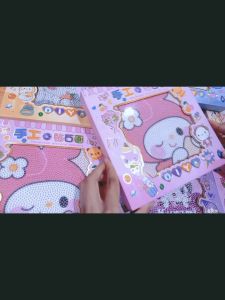 DIY Diamond Painting Kit Mainan Anak Melukis Manik & Bingkai Standing / Karakter Sanrio Series & Anime Girl