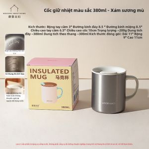 MODERN SWEETHOME | Tách Inox Cách Nhiệt 3D Có Nắp