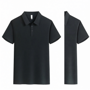 Customized Logo Ice Silk Round Neck Short Sleeve Workwear Tshirt
