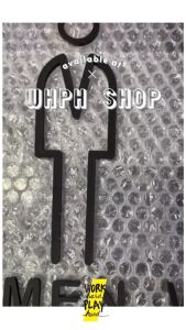 WHPH Shop ป้ายห้องน้ำ 3D ป้ายห้องน้ำสำเร็จรูป ตัวนูน หนา 5 mm ติดตั้งเองได้