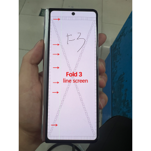 AMOLED Touch Screen Digitizer Assembly With Frame Defect LCD For Samsung Galaxy Z Fold 3 F926B Small Screen