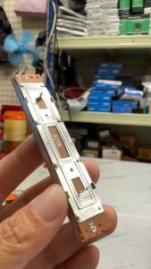 Potensio Geser 8.8cm kaki 2-1 10k potentio mixer mono body lebar