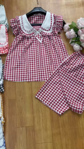 Đồ Bộ Lửng Nữ Mặc Nhà Đẹp lụa hàn mặc ngủ Ở Nhà Dễ Thương Quần Lửng Cute freesize dưới 53kg