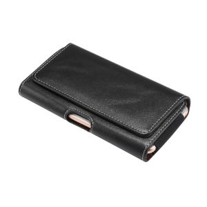 New Product Recommendation Middle-Aged and Elderly Horizontal Flap Single-Layer Belt Hanging Belt Pouch Mobile Phone Bag Waist Pant Belt Waist Bag Men