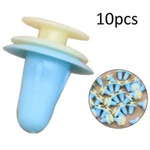 Set 10 đinh tán nhựa 9.2mm cho cửa xe hơi Toyota Mazda Isuzu - Chốt vít nở nút gài thay thế cho ô tô