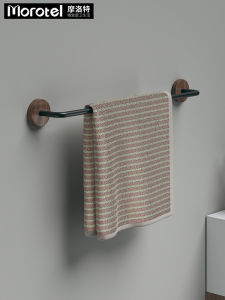 Giá Treo Khăn Phòng Tắm Bằng Gỗ Óc Chó Morotel Giá Treo Khăn Treo Tường Một Thanh Giá Để Đồ Dùng Vệ Sinh Cá Nhân Kiểu Nhật Bản