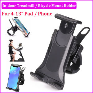 Indoor Cycling Bike Holder Universal Tablet Cell Phone Mount Holder Stand for Stationary Gym Handlebar on Exercise Spin Bike Spinning Bicycle Treadmill Elliptical360 Rotation Adjustable