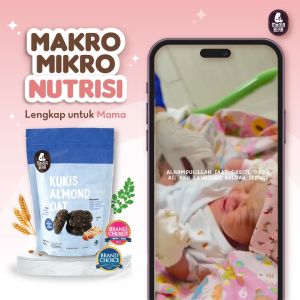 MamaBear KUKIS ALMOND OAT Cookies & Cream Kaya Superfood Snack Cemilan BPOM Halal