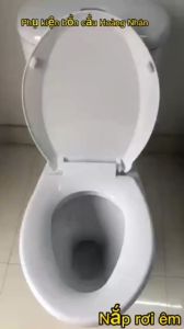 【🔥HCM/Rẻ】Nắp Bồn Cầu-Bộ nắp bàn cầu nhà vệ sinh bằng nhựa cao cấp nắp bồn cầu thích hợp sử dụng với nhiều loại bồn cầunắp bồn cầu nhà vệ sinhnắp bồn cầu rơi êm