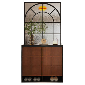Weimei | Vintage Glass Screen Shoe Cabinet Customization