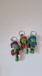 ตุ๊กตาพวงกุญแจ ตุ๊กตา พวงกุญแจ นินจาเต่า ลีโอ ลีโอนารโด สีฟ้า ห้อยกระเป้า ของเล่น ของสะสม ของฝาก ของเล่น เด็ก ขนาดเล็ก