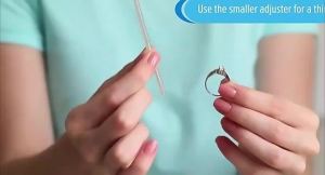 4pcs Ring Size Adjuster Invisible Jewelry Sizer Shrink Wrap Anti-fall Protection Ring Guard Ring Size Adjuster for Loose Rings