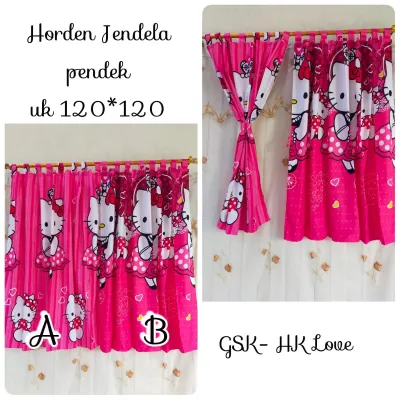 Gorden Jendela Pendek - Gorden Minimalis 120x120