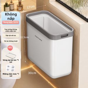 Joybos | Thùng Rác Treo Tường Khe Hở Nhỏ Có Nắp Dùng Trong Nhà